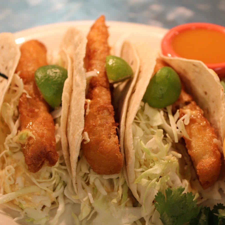 Fish tacos menu